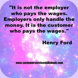 Customer Service Quote - Henry Ford