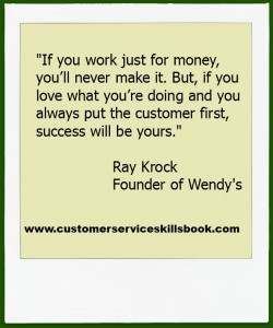 Customer Centric Quote - Ray Krock