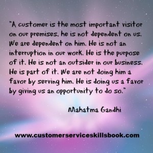 Definition of a Customer - Quote by Mahatma Gandhi