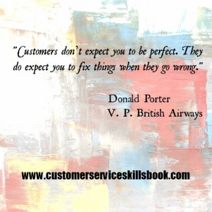 Service Recovery Quote - Donald Porter