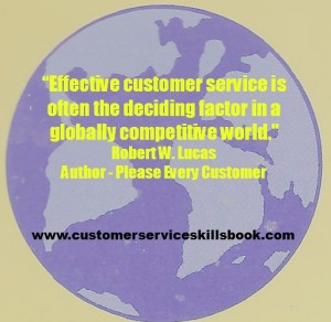 Customer Service Quote - Robert W. Lucas