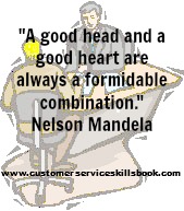 Inspirational Customer Relationships Quote - Nelson Mandela