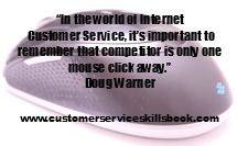 Internet Customer Service Quote - Doug Warner