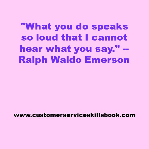 Nonverbal Communication Quote - Ralph Waldo Emerson